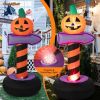 Holiday Backyard Decor Halloween Inflatable Horror Ghost  W/LED Lights