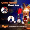 Halloween Festives Inflatable Spoof Ghost Yard Decoration With LED Lights