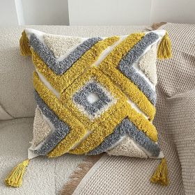 Nordic Ins Bohemian Tufted Pentagram Pillow (Option: Windmill-Pillowcase Core)